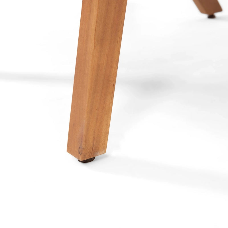 Ensemble de conversation 4 places Temecula en bois d'acacia d'extérieur par Christopher Knight Home