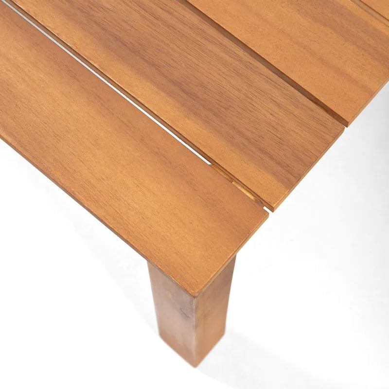Ensemble de conversation 4 places Temecula en bois d'acacia d'extérieur par Christopher Knight Home