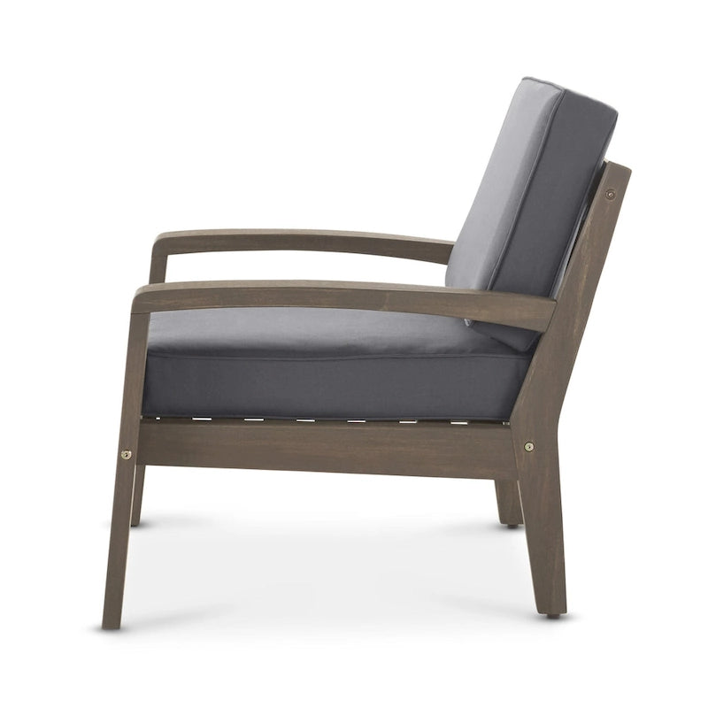 Grenada Acacia Wood Club Chairs (Set of 4) by Christopher Knight Home