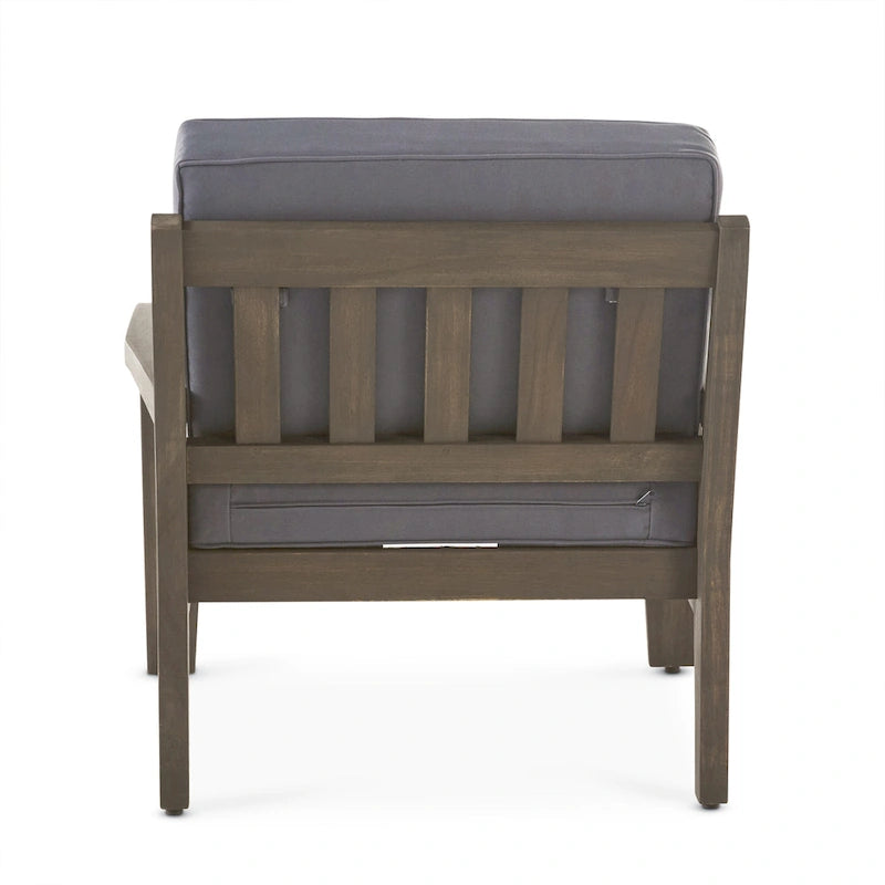 Grenada Acacia Wood Club Chairs (Set of 4) by Christopher Knight Home
