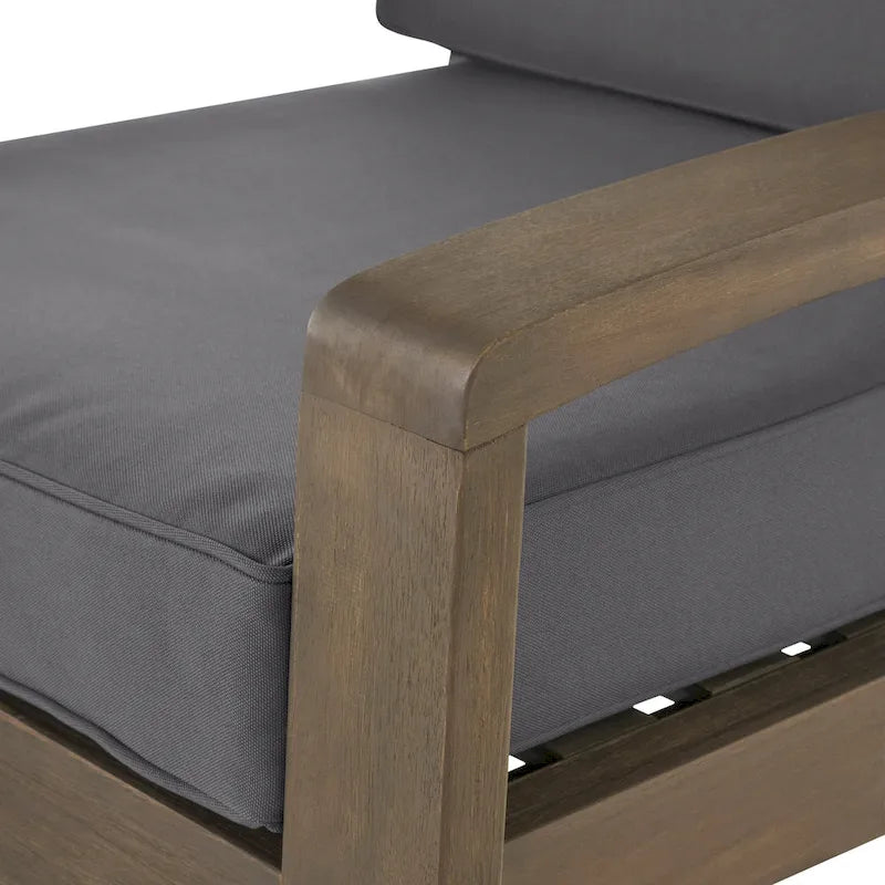Grenada Acacia Wood Club Chairs (Set of 4) by Christopher Knight Home