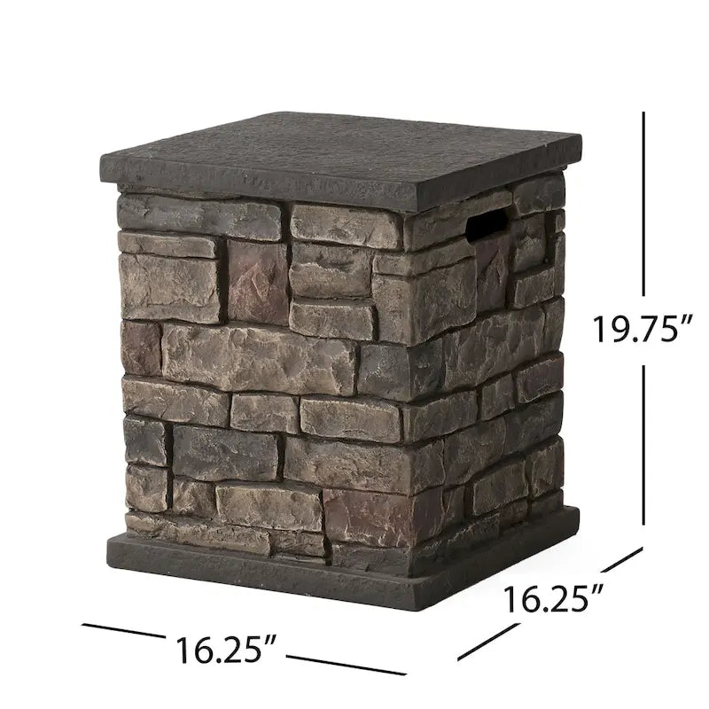 Cape Coral Outdoor 11 Seater Aluminum U-Shaped Sofa Sectional and Fire Pit Set by Christopher Knight Home