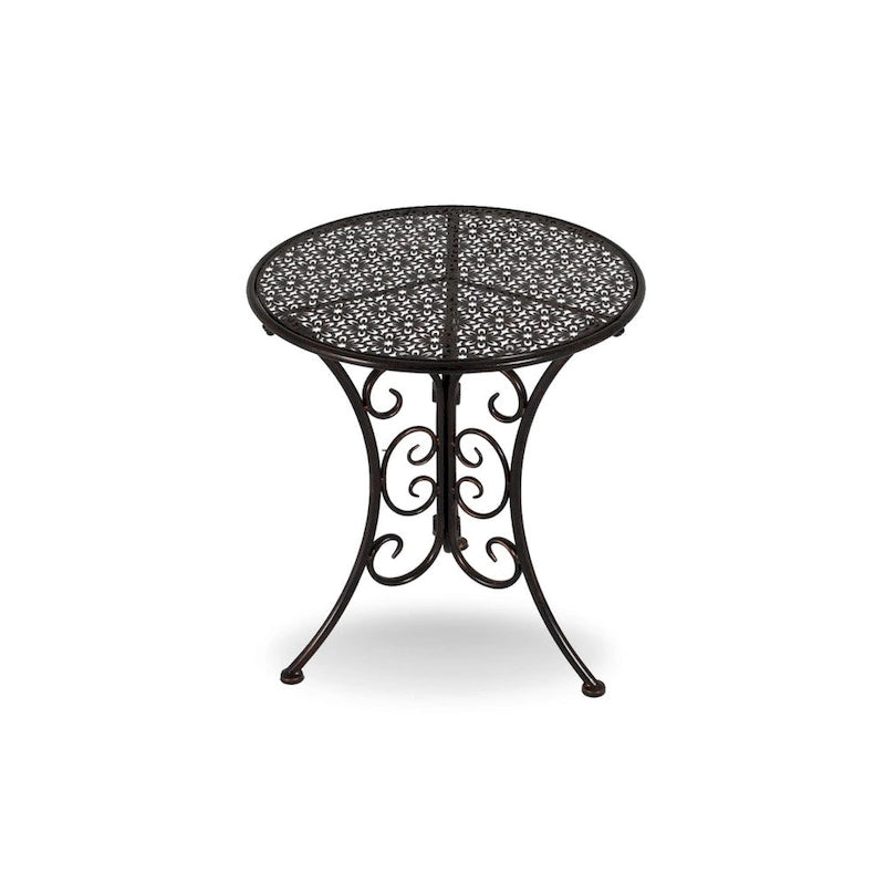 Ensemble de chaises à bascule de jardin en cuivre huilé (2 pièces)