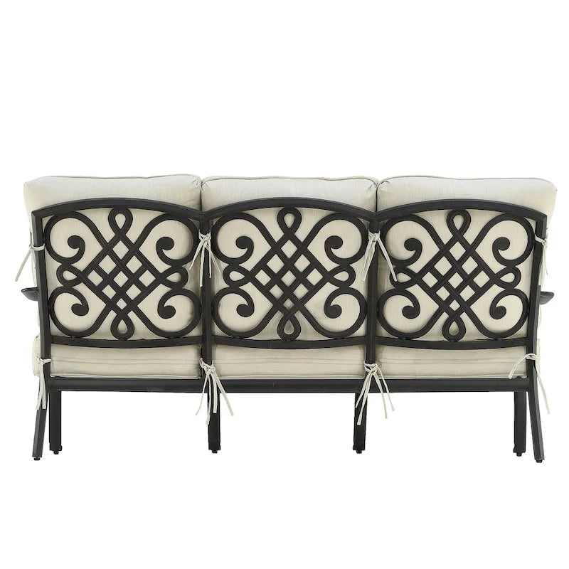 Ensemble de conversation Windsor de 4 pièces résistant aux intempéries – 188 cm