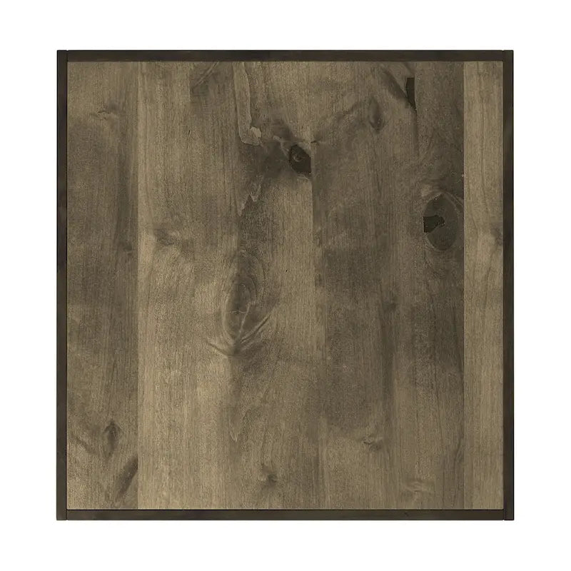 Meuble TV Bridgevine Home Joshua Creek de 213 cm pour téléviseurs jusqu'à 241 cm, aucun assemblage requis, finition bois de grange