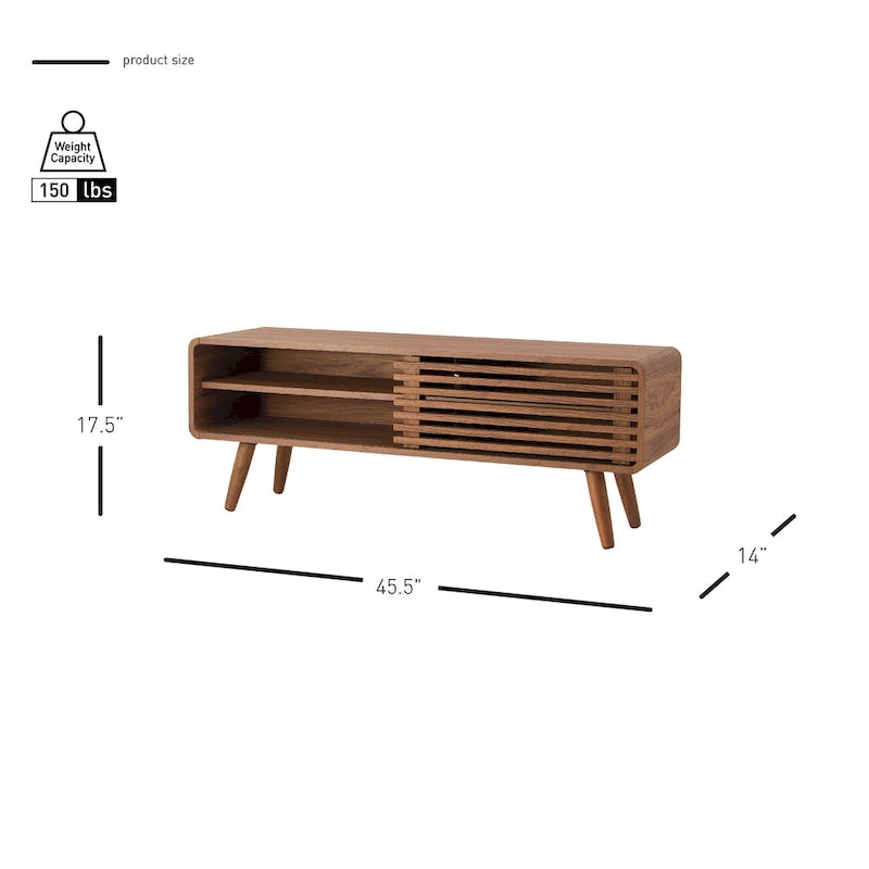 Meuble TV bas Wilson 46 KD Slat