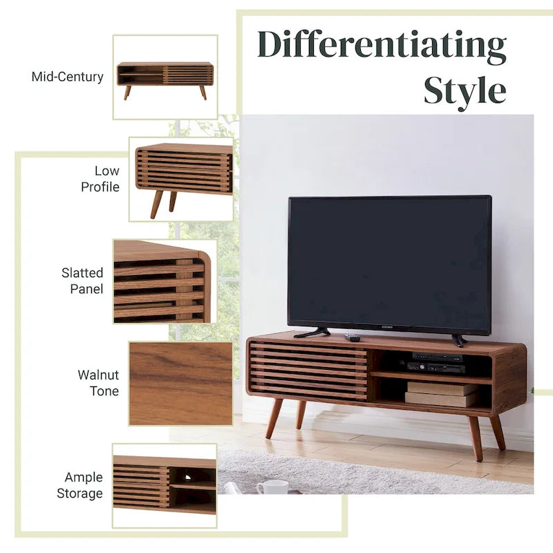 Meuble TV bas Wilson 46 KD Slat