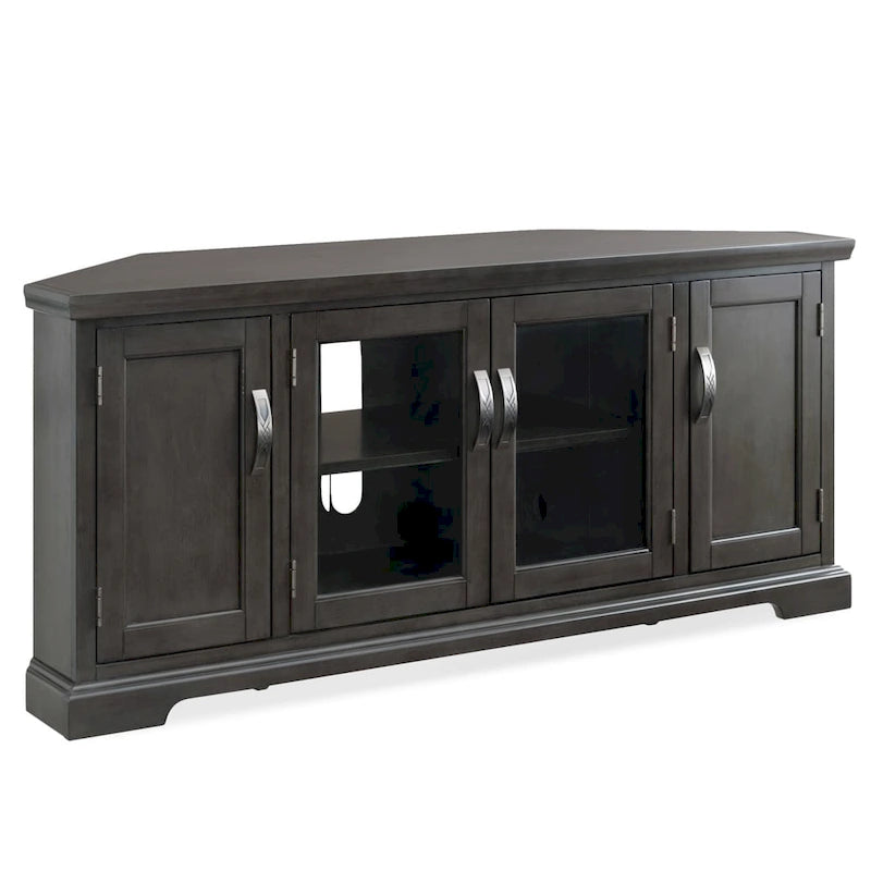 Meuble TV d'angle Leick Home 84386 avec rangement fermé