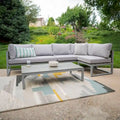 Ensemble de conversation extérieur 4 pièces Hampton gris Middlebrook
