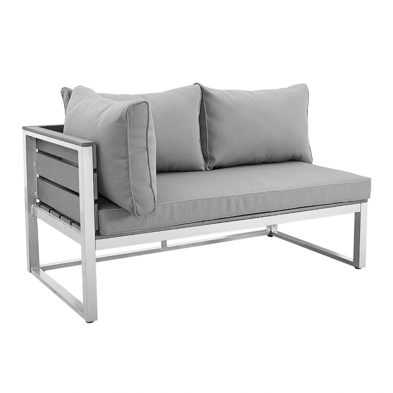 Ensemble de conversation extérieur 4 pièces Hampton gris Middlebrook