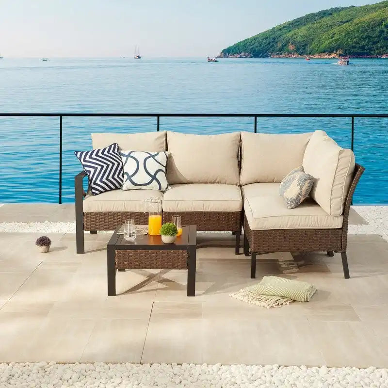 Patio Festival X-Arm 5-Piece Outdoor Conversation Set