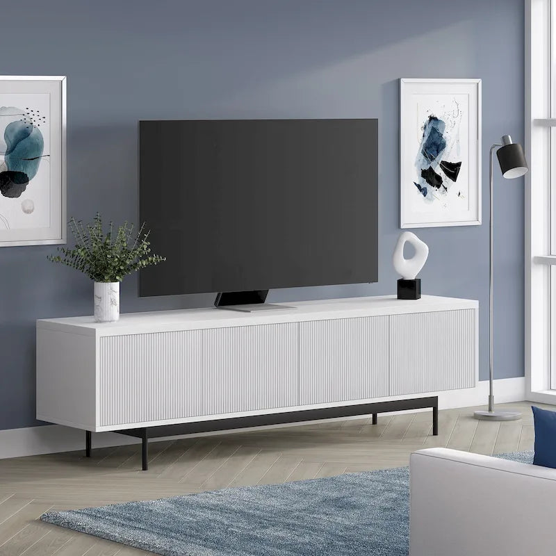 Meuble TV rectangulaire Whitman pour téléviseurs jusqu'à 75" - 70" de large