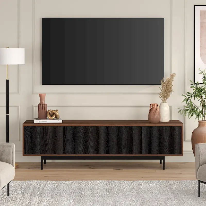 Meuble TV rectangulaire Whitman pour téléviseurs jusqu'à 75" - 70" de large