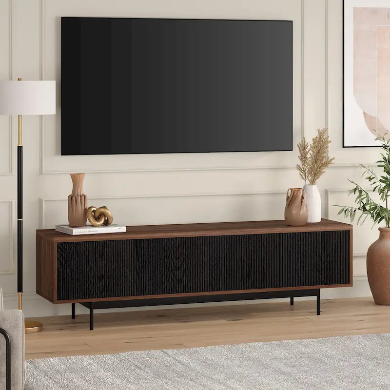 Meuble TV rectangulaire Whitman pour téléviseurs jusqu'à 75" - 70" de large