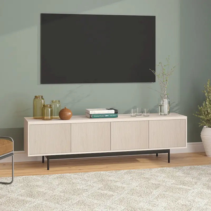 Meuble TV rectangulaire Whitman pour téléviseurs jusqu'à 75" - 70" de large