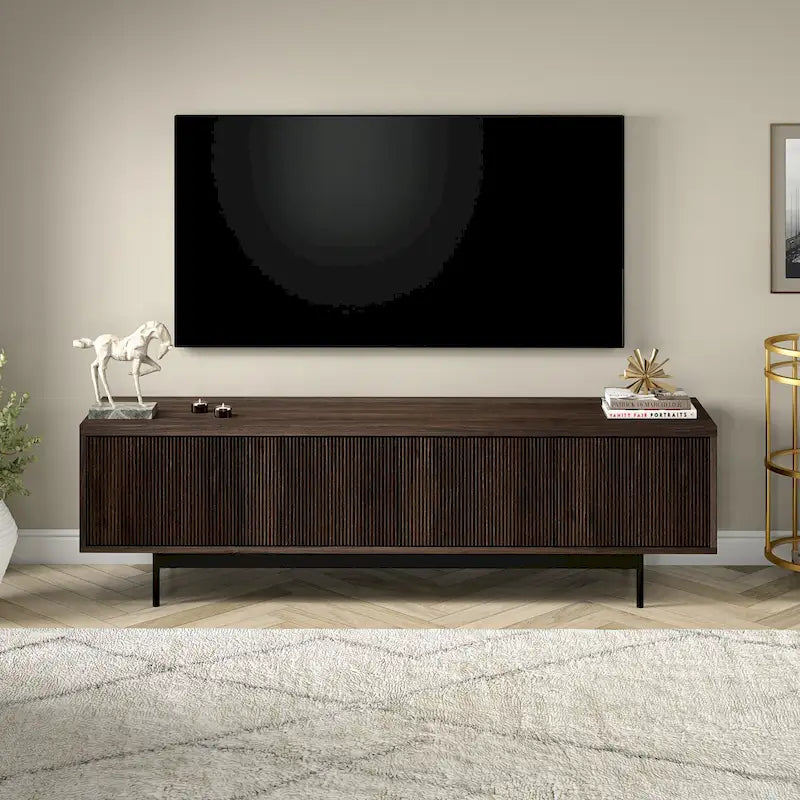 Meuble TV rectangulaire Whitman pour téléviseurs jusqu'à 75" - 70" de large