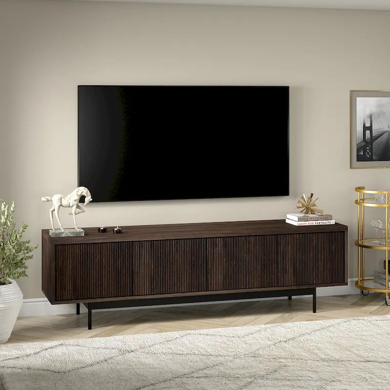 Meuble TV rectangulaire Whitman pour téléviseurs jusqu'à 75" - 70" de large