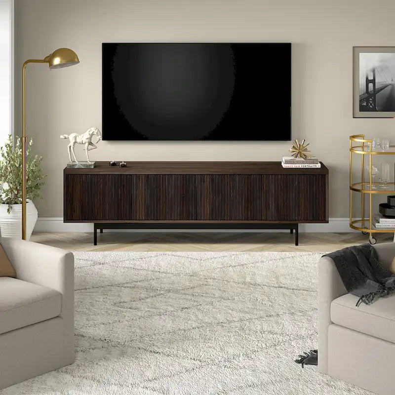 Meuble TV rectangulaire Whitman pour téléviseurs jusqu'à 75" - 70" de large