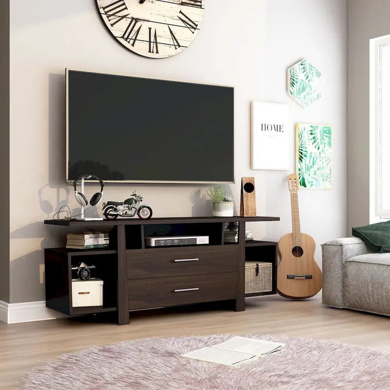 Bild Modern 60-inch Multi-functional Storage TV Console by Furniture of America