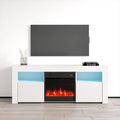 Meuble TV avec cheminée électrique Copper Grove Qorasuv de 58 pouces