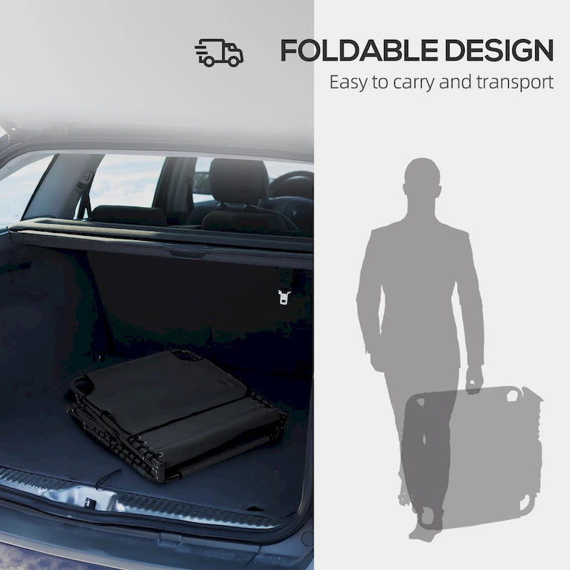 Outsunny Chaise longue pliante 2 pièces avec dossier inclinable sur 5 niveaux, chaise de bronzage d'extérieur avec trou pour le visage pour la lecture