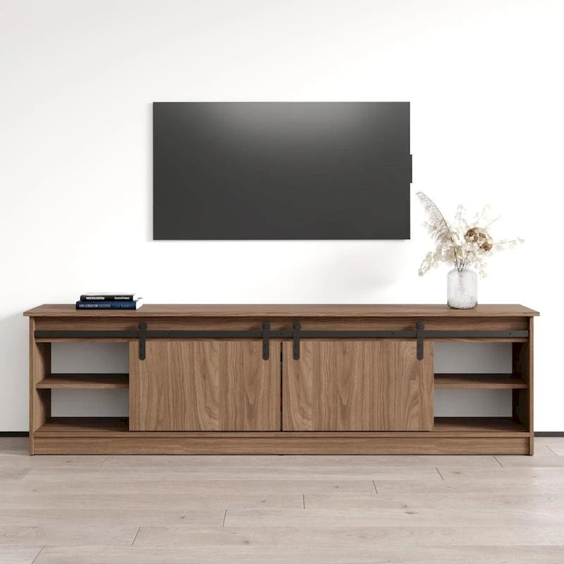 Meuble TV Granero 04 BL-EF avec cheminée