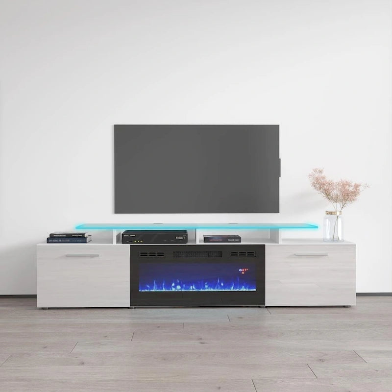 Meuble TV moderne Rova EF Electric Fireplace 75
