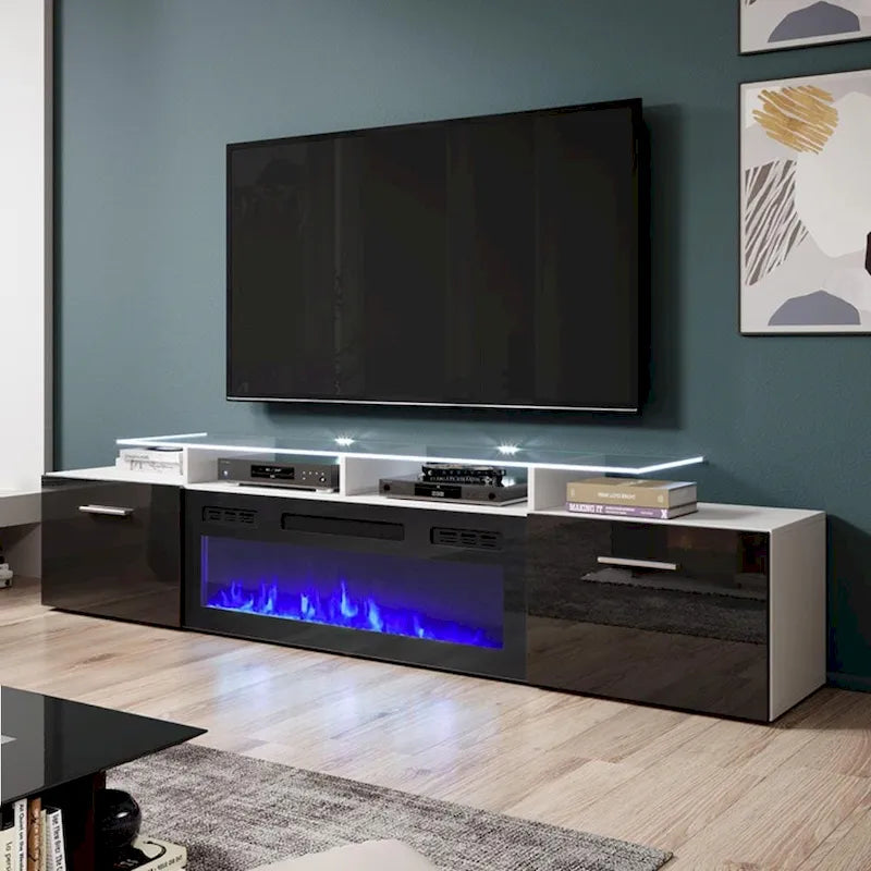 Meuble TV moderne Rova EF Electric Fireplace 75