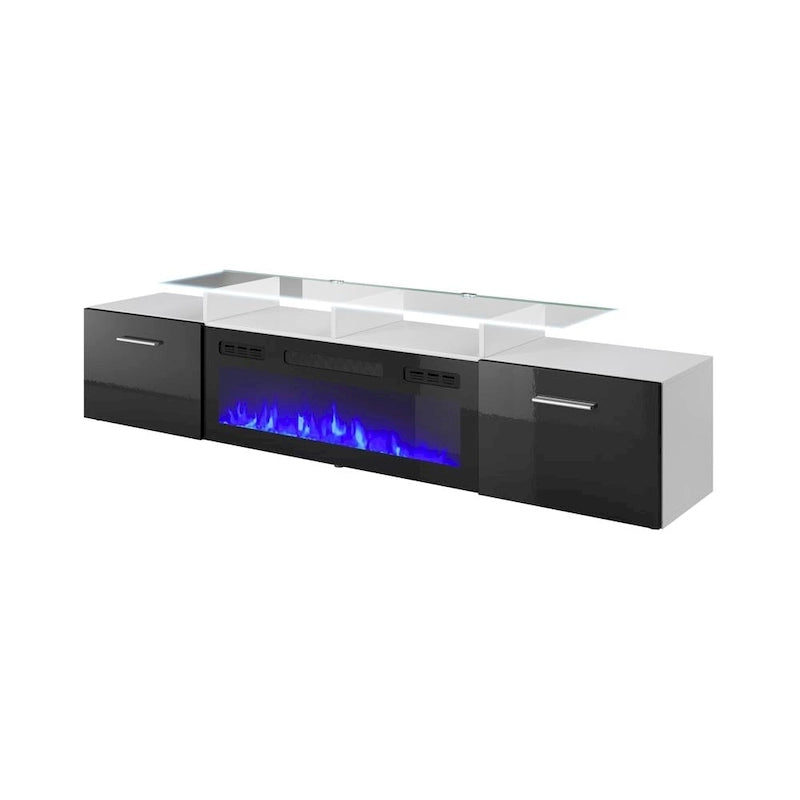 Meuble TV moderne Rova EF Electric Fireplace 75