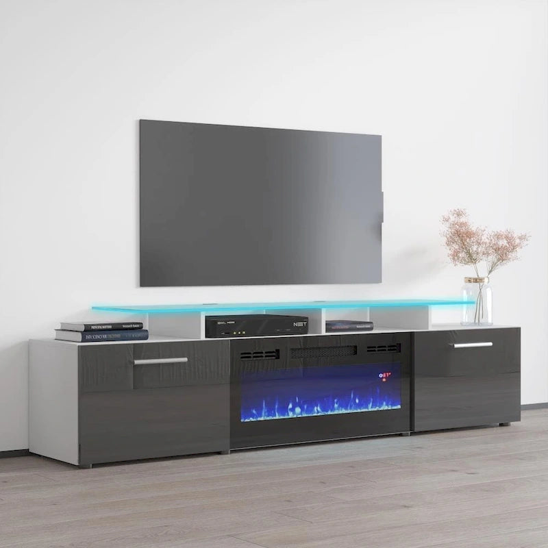 Meuble TV moderne Rova EF Electric Fireplace 75