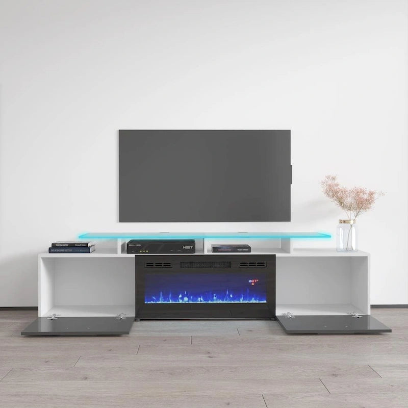 Meuble TV moderne Rova EF Electric Fireplace 75
