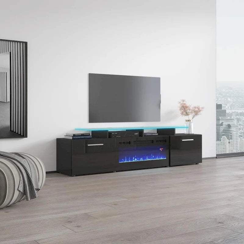 Meuble TV moderne Rova EF Electric Fireplace 75