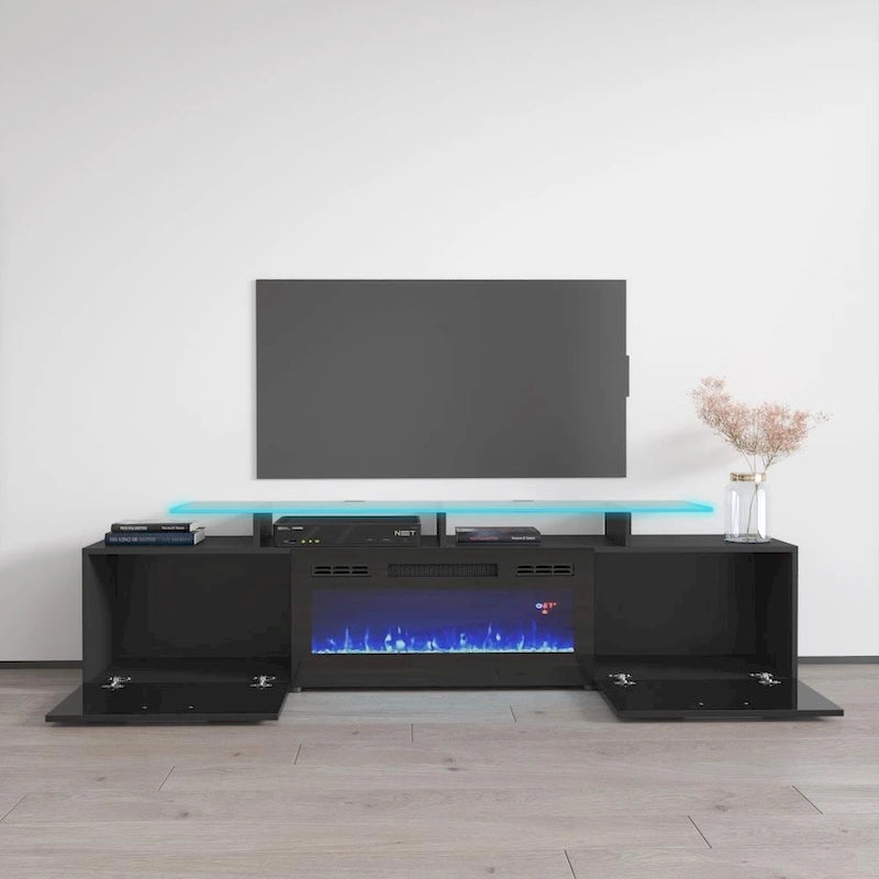 Meuble TV moderne Rova EF Electric Fireplace 75
