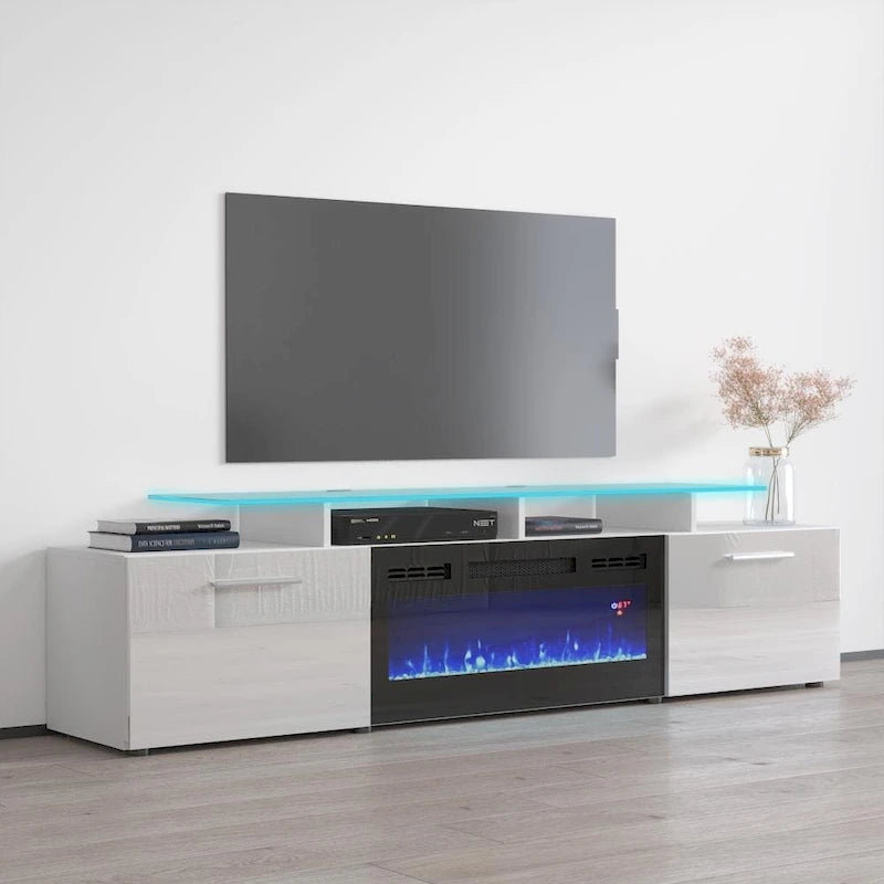 Meuble TV moderne Rova EF Electric Fireplace 75