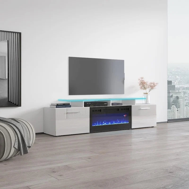 Meuble TV moderne Rova EF Electric Fireplace 75