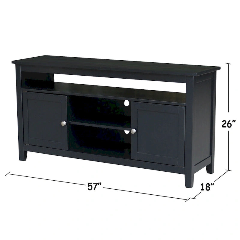 Meuble TV / de divertissement avec 2 portes - 57