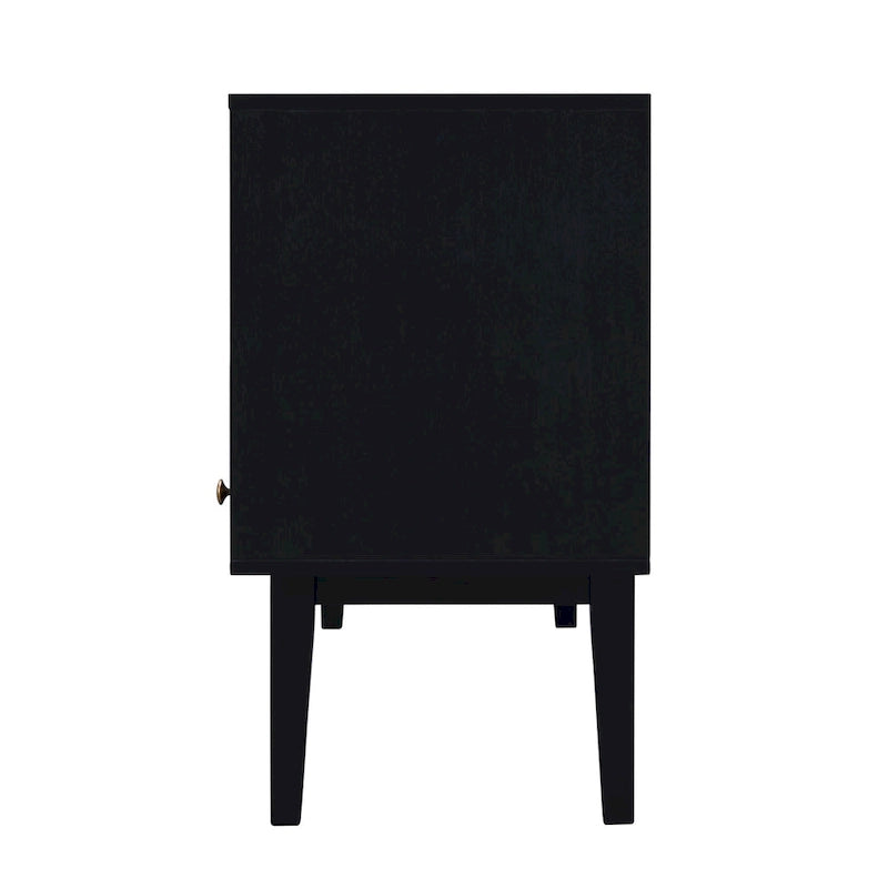 Meuble TV console multimédia SEI Furniture, style moderne du milieu du siècle, pour téléviseurs jusqu'à 68 po