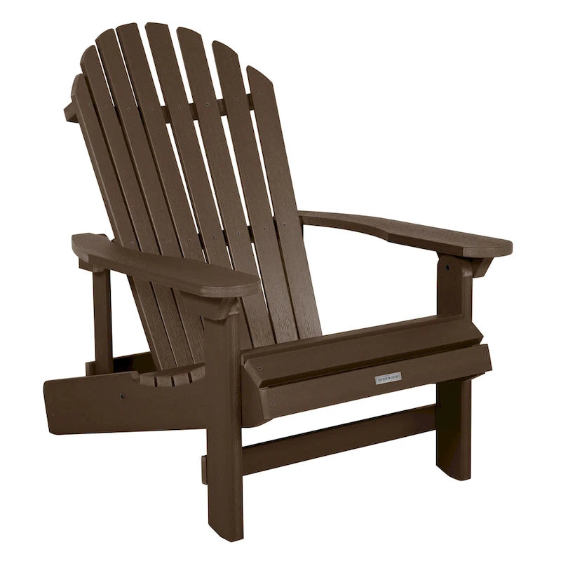 Chaise Adirondack pliante et inclinable HIGHWOOD avec pouf pliant