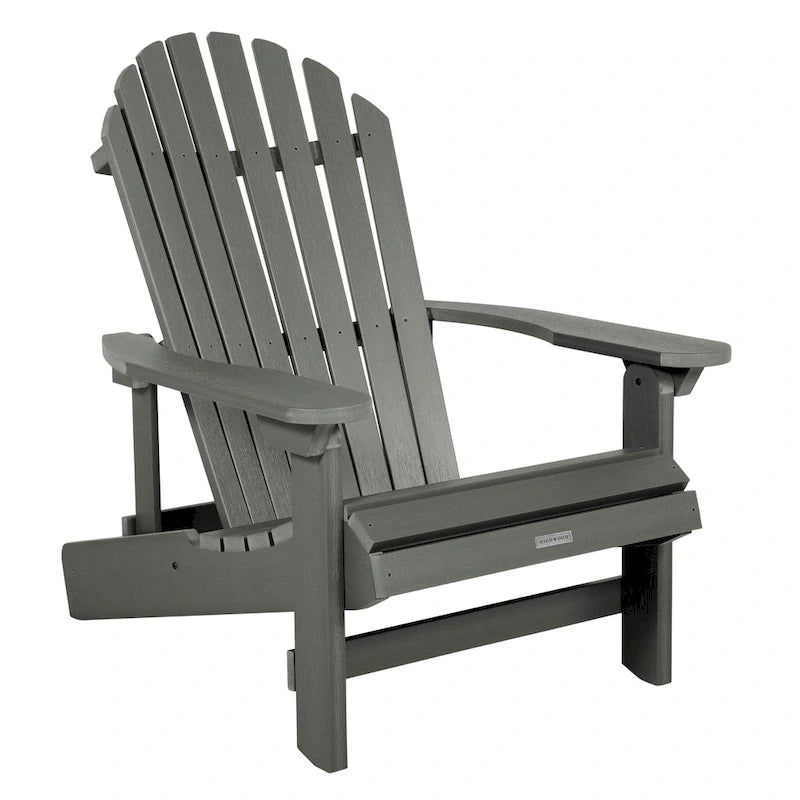 Chaise Adirondack pliante et inclinable HIGHWOOD avec pouf pliant