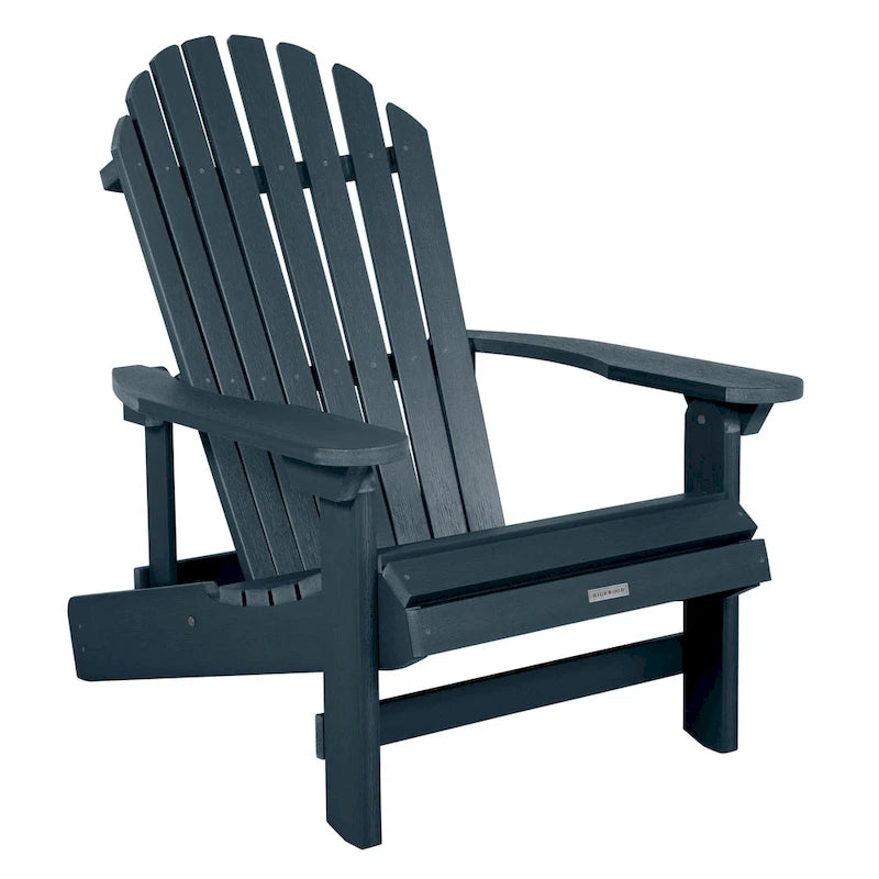 Chaise Adirondack pliante et inclinable HIGHWOOD avec pouf pliant