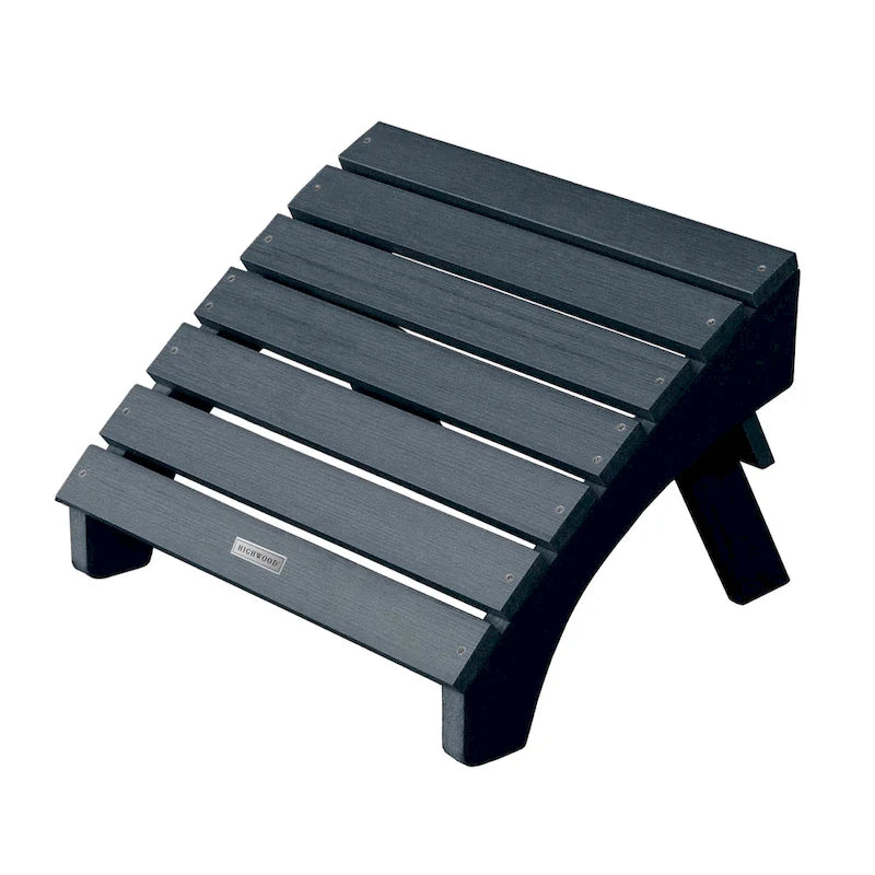 Chaise Adirondack pliante et inclinable HIGHWOOD avec pouf pliant