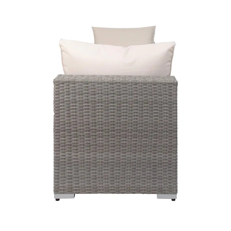 Chaises de jardin larges matelassées Luxton 64 avec table basse