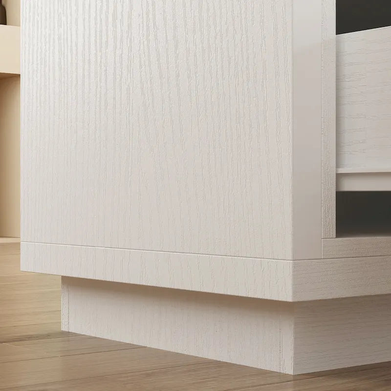 Meuble TV extensible rétractable pour centre de divertissement en tissu stretch