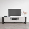 Meuble TV Woody 71 moderne tout brillant