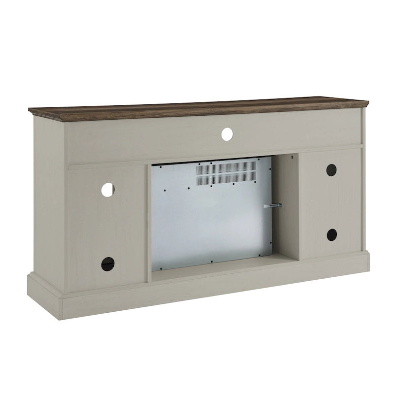 60 in. Electric Fireplace TV Stand Entertainment Center w/Door Sensor