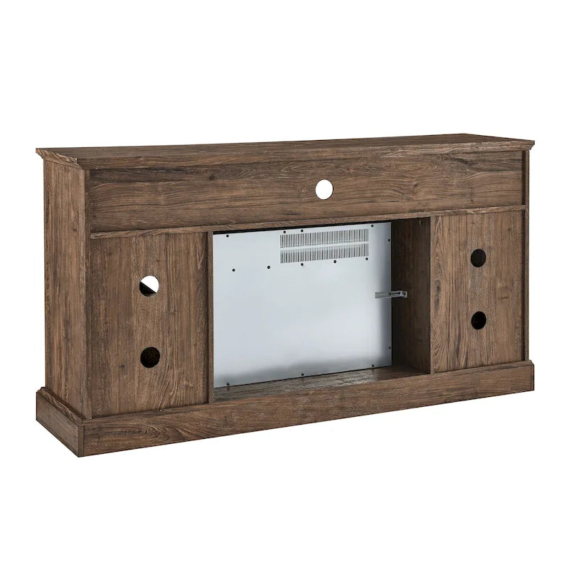 60 in. Electric Fireplace TV Stand Entertainment Center w/Door Sensor