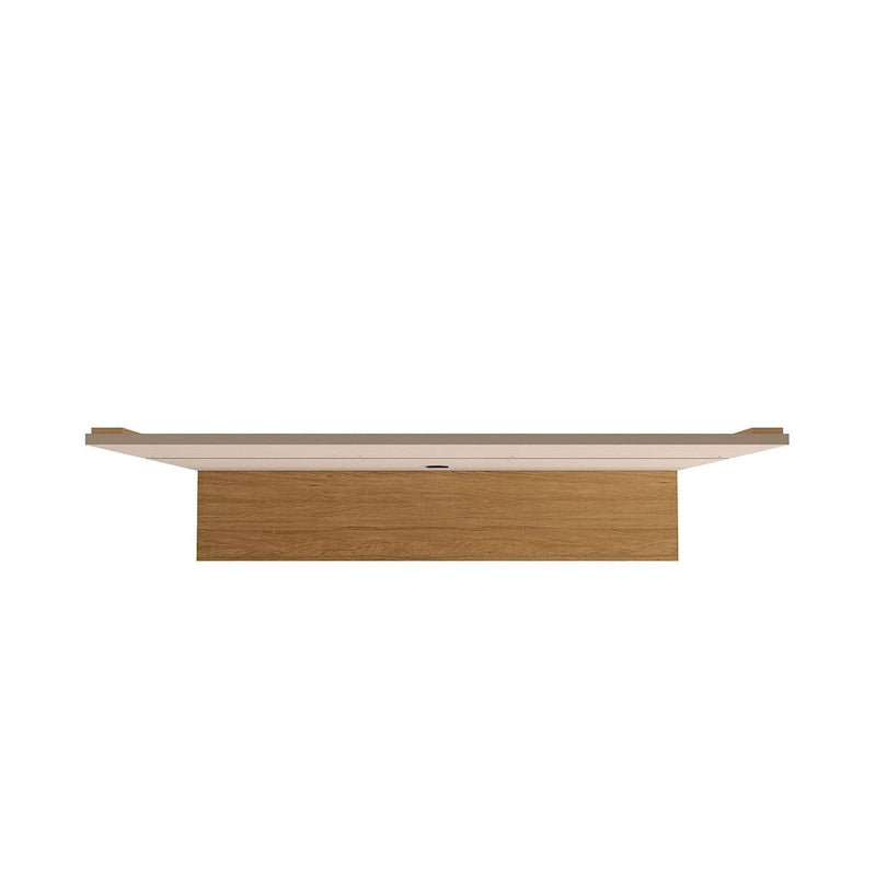 Meuble de divertissement flottant de salon Vernon Mid-Century Modern en bois de 160 cm