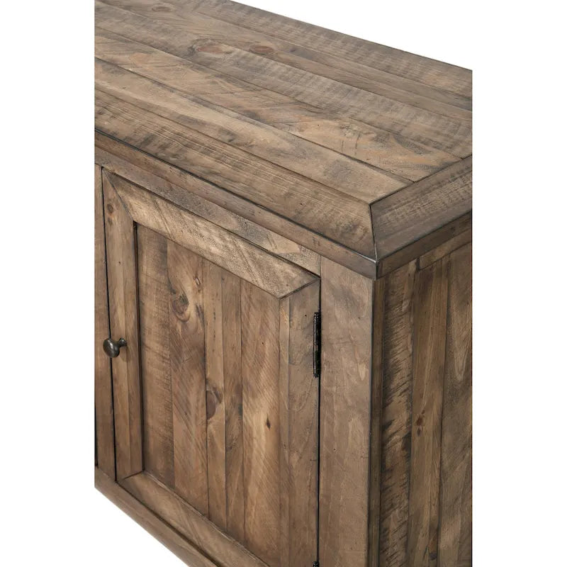 Meuble TV The Gray Barn Downington en bois massif de 60 po