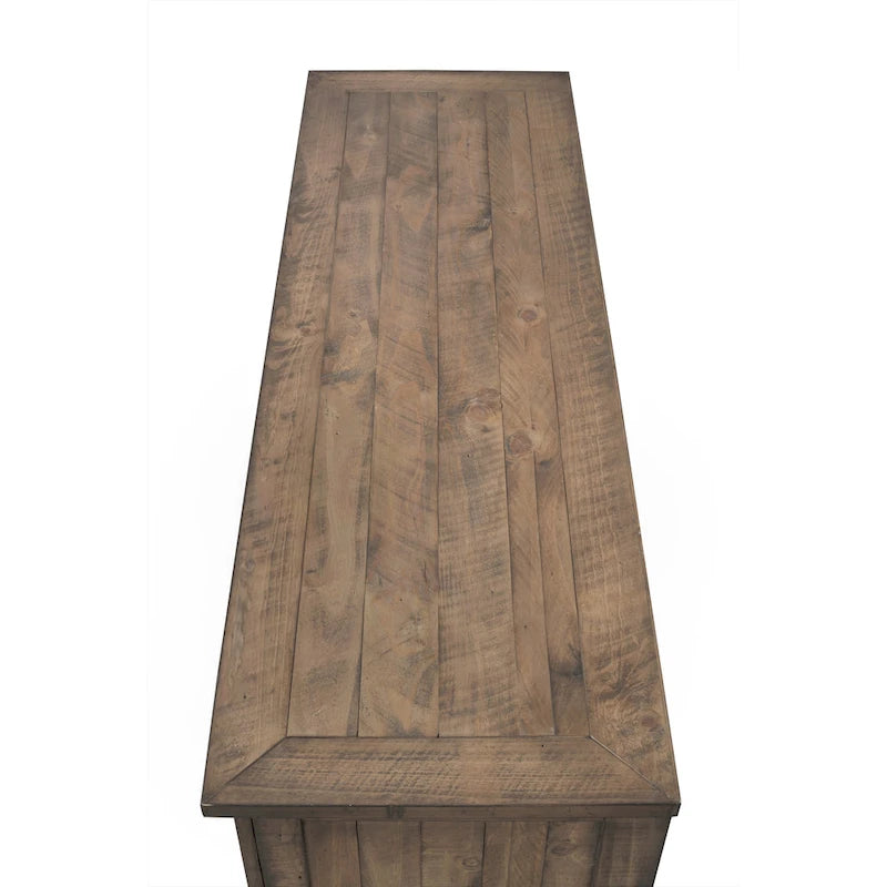 Meuble TV The Gray Barn Downington en bois massif de 60 po