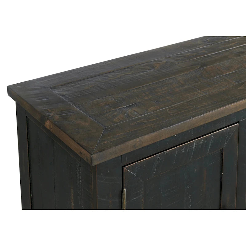 Meuble TV The Gray Barn Downington en bois massif de 60 po